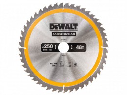 DEWALT DT1957-QZ Construction Circular Saw Blade 250 x 30mm x 48T £25.49